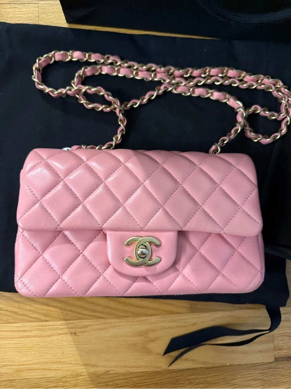 CHANEL gold hardware